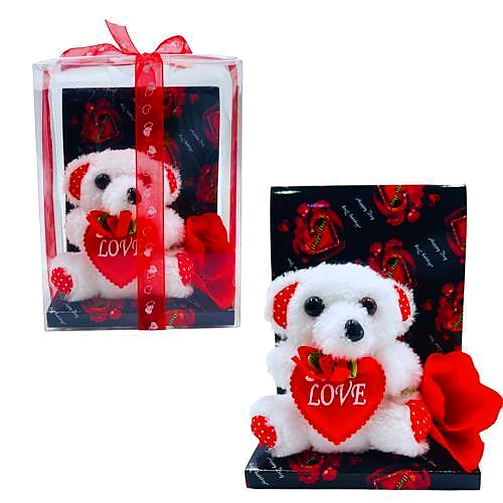 ADORNO PELUCHE 9PLG CON FLOR R5720