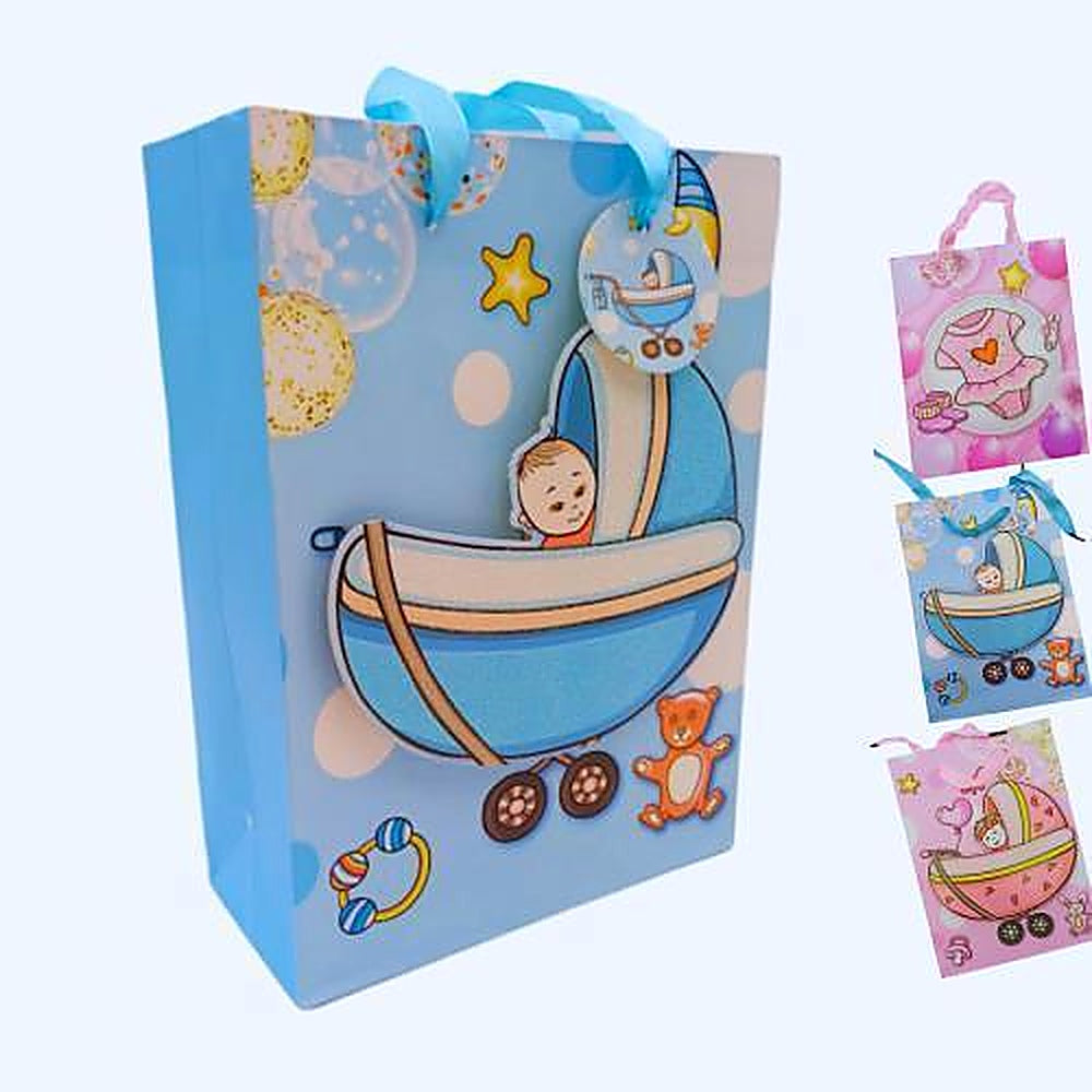 BOLSA DE REGALO BEBE 26X32X10 R6090-2