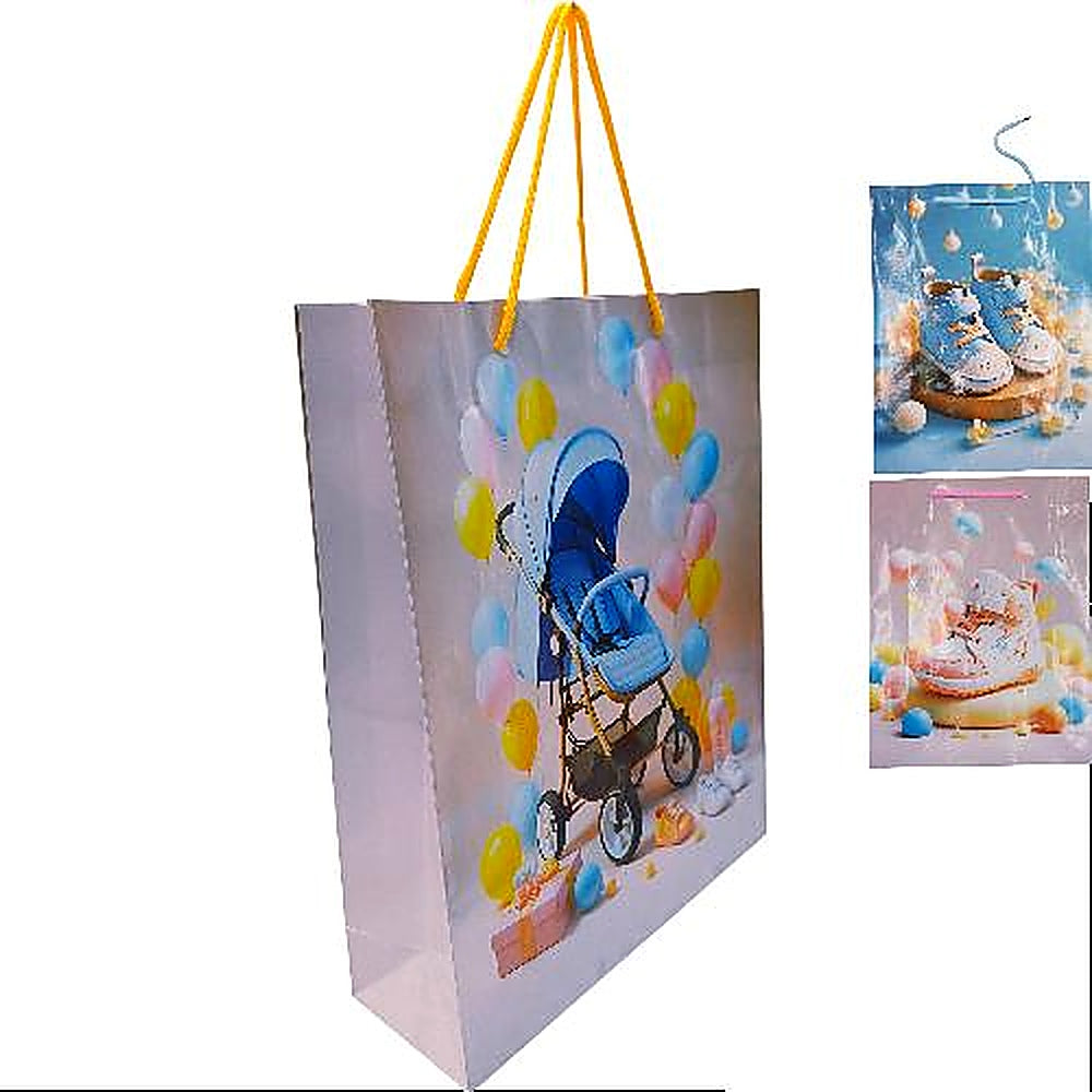 BOLSA DE REGALO BEBE 30X23X8C R6103-2