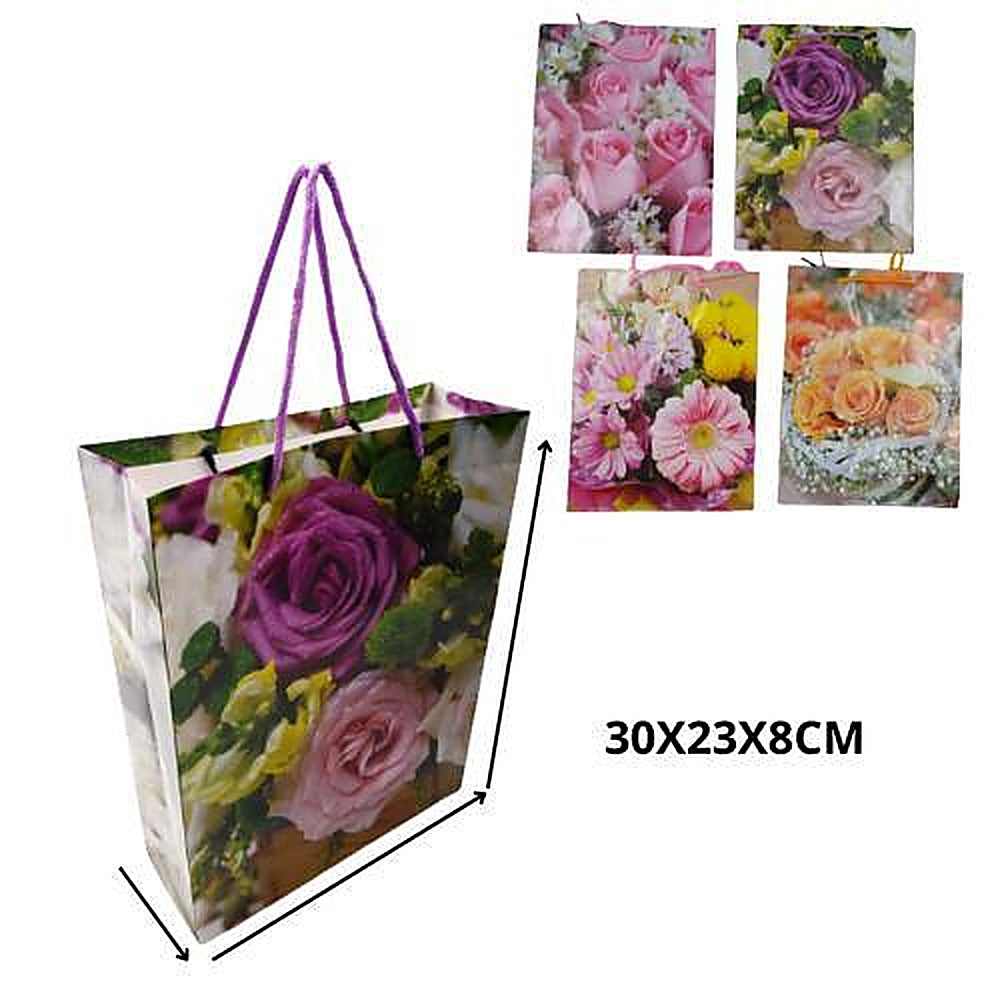 BOLSA DE REGALO FLORES SURT. 3 R6098-1