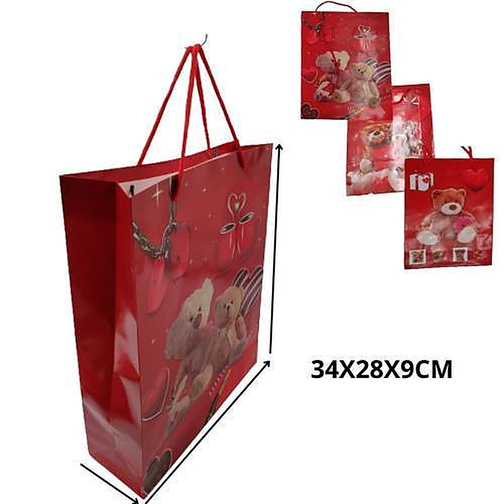 BOLSA DE REGALO OSO 34X28X9C R6095-3