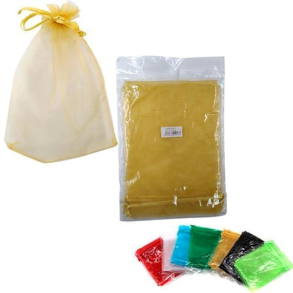 BOLSAS DE ORGANZA 6 PIEZAS 12X R4017