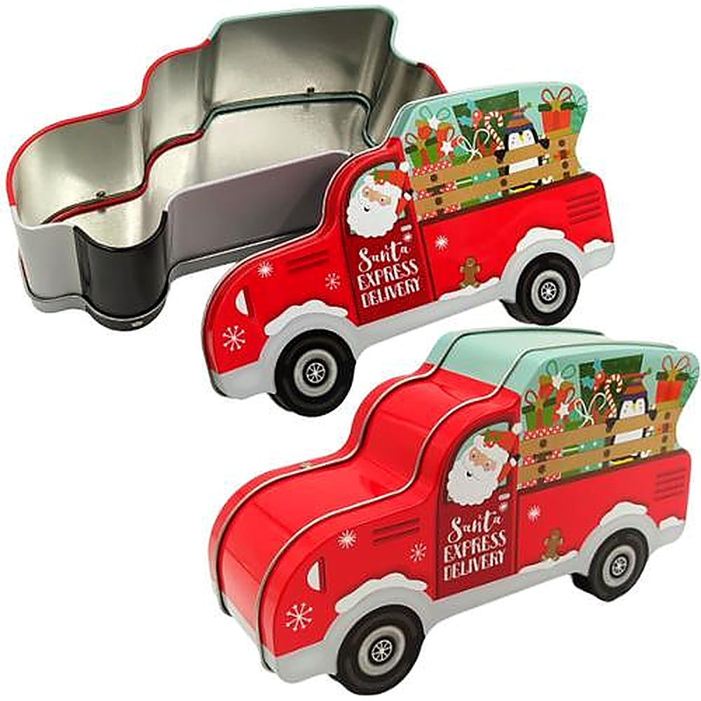 CAJAS DE METAL NAVIDAD CAMIO R6134