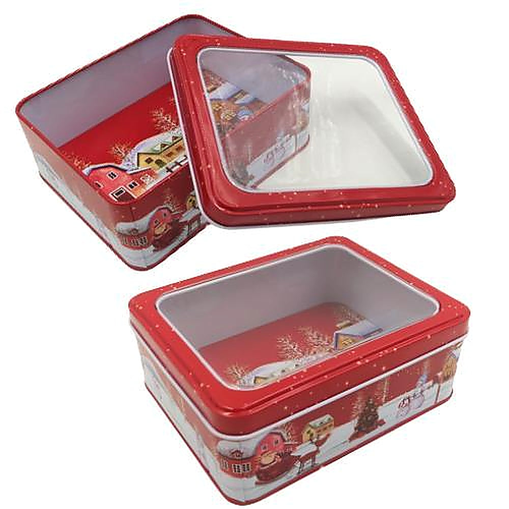 CAJAS DE METAL NAVIDAD RECTA R6133