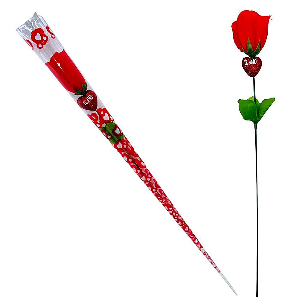 FLOR 63CM CON CORAZON ESCARC FL805