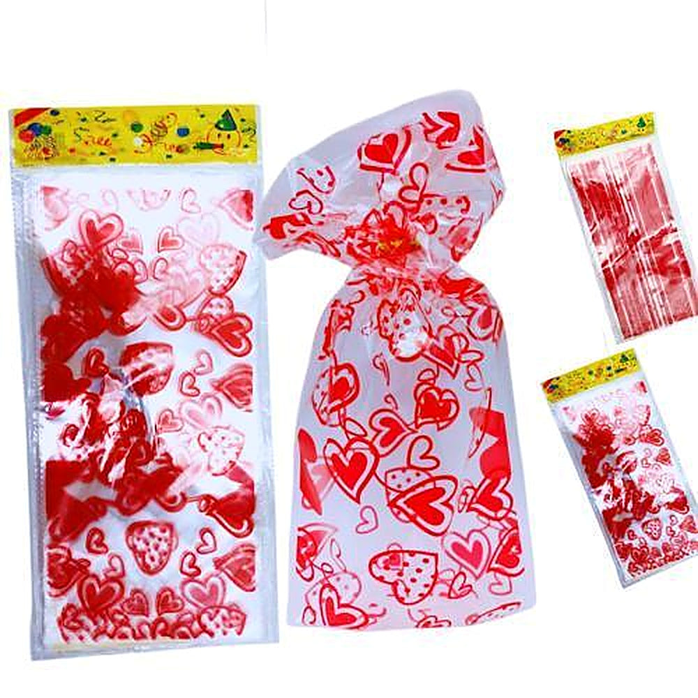 FUNDAS 10PCS 18X37CM CORAZON R6285