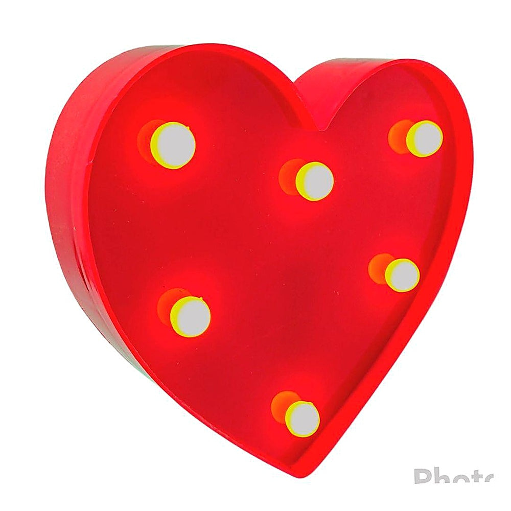 LAMPARA 12CM CORAZON CON LU R5741