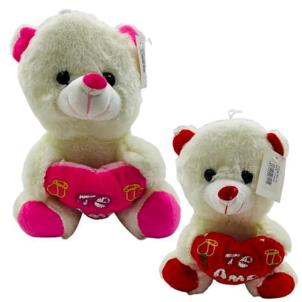 PELUCHE 20CM OSO CORAZON R6111