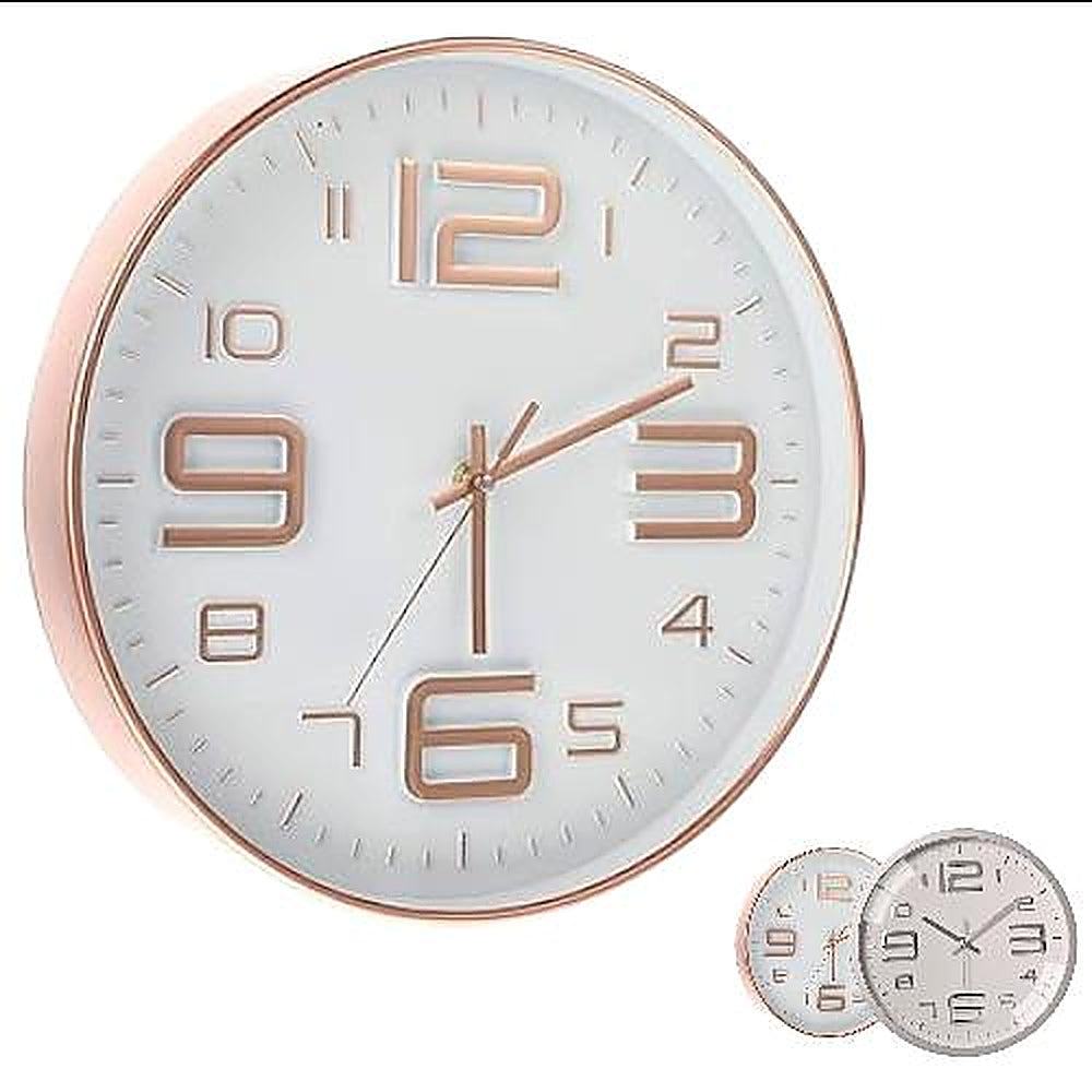 RELOJ DE PARED 30CM NACARADO R5914