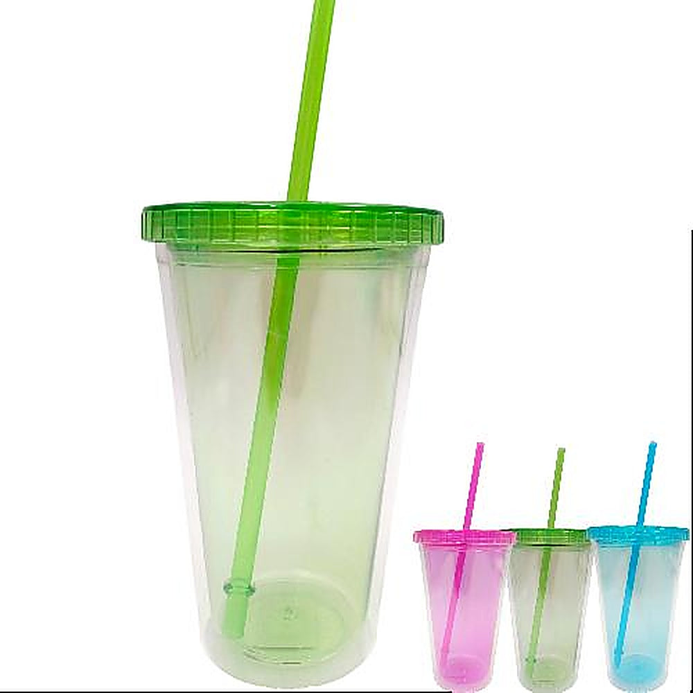 VASO ACRILICO 450ML COLORES R4452