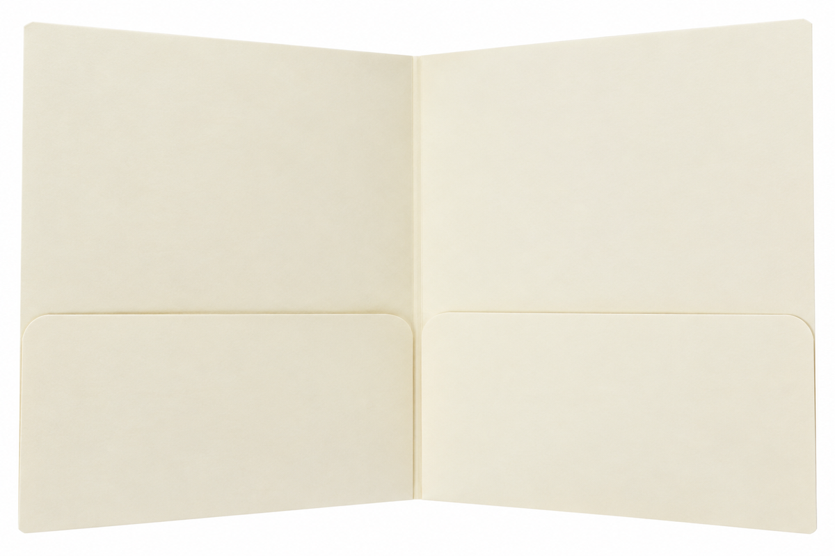 Folder con Bolsillo Interior – Colores Variados