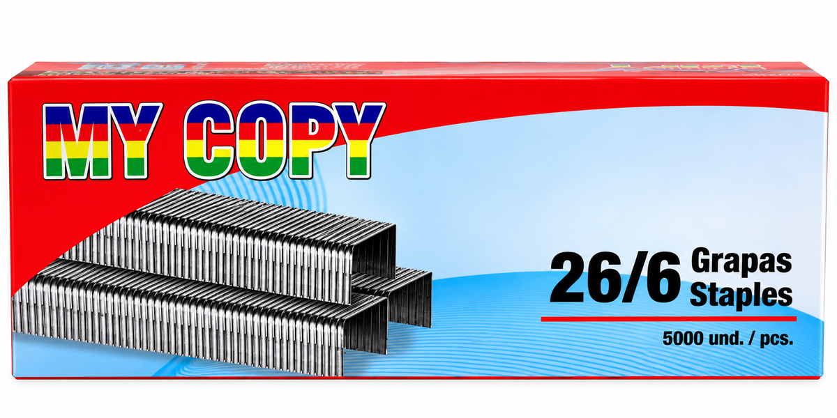 Grapas Metálicas MY COPY 26/6 – Caja