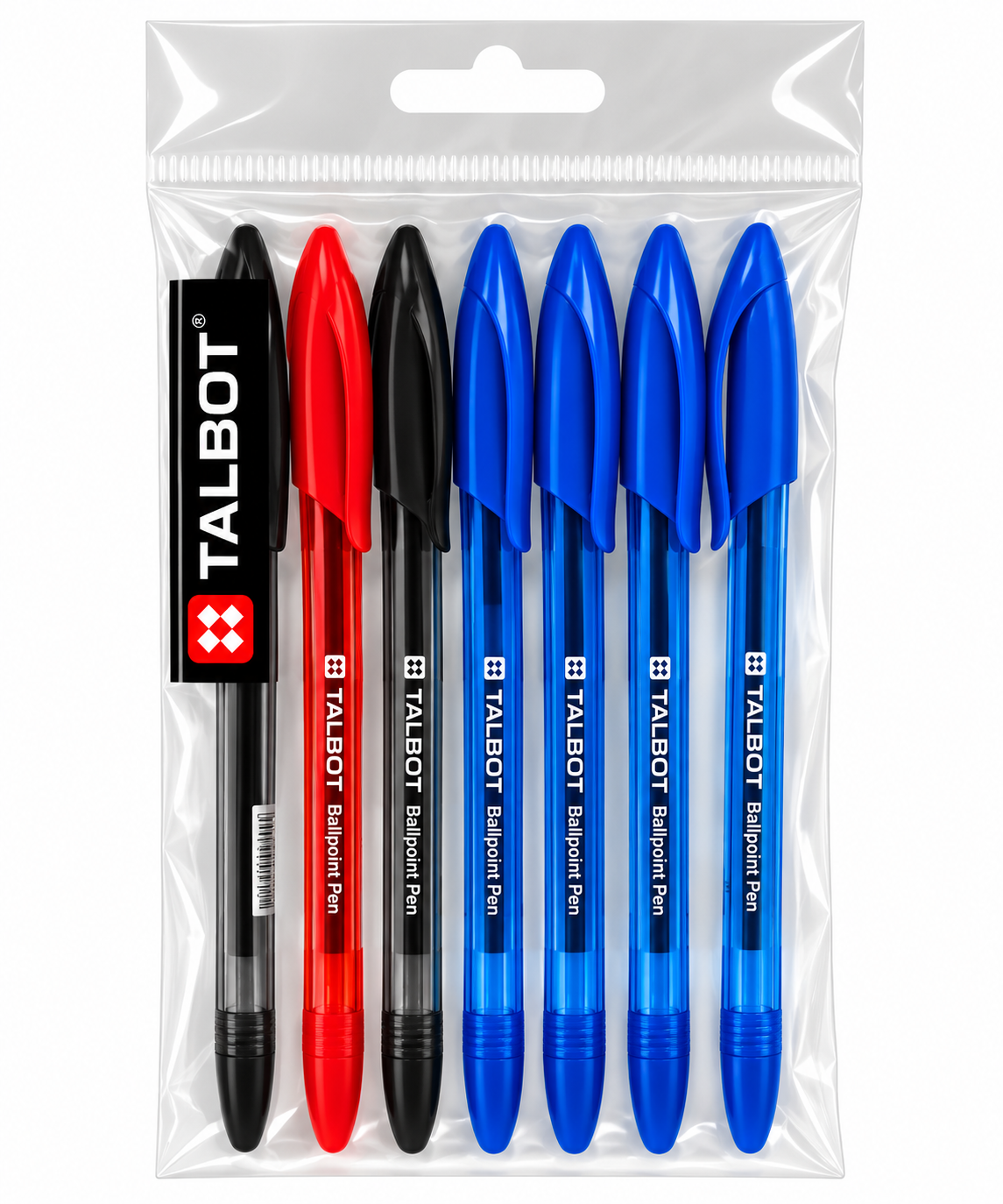 Lapiceros Talbot Colores Surtidos – Paquete de 7