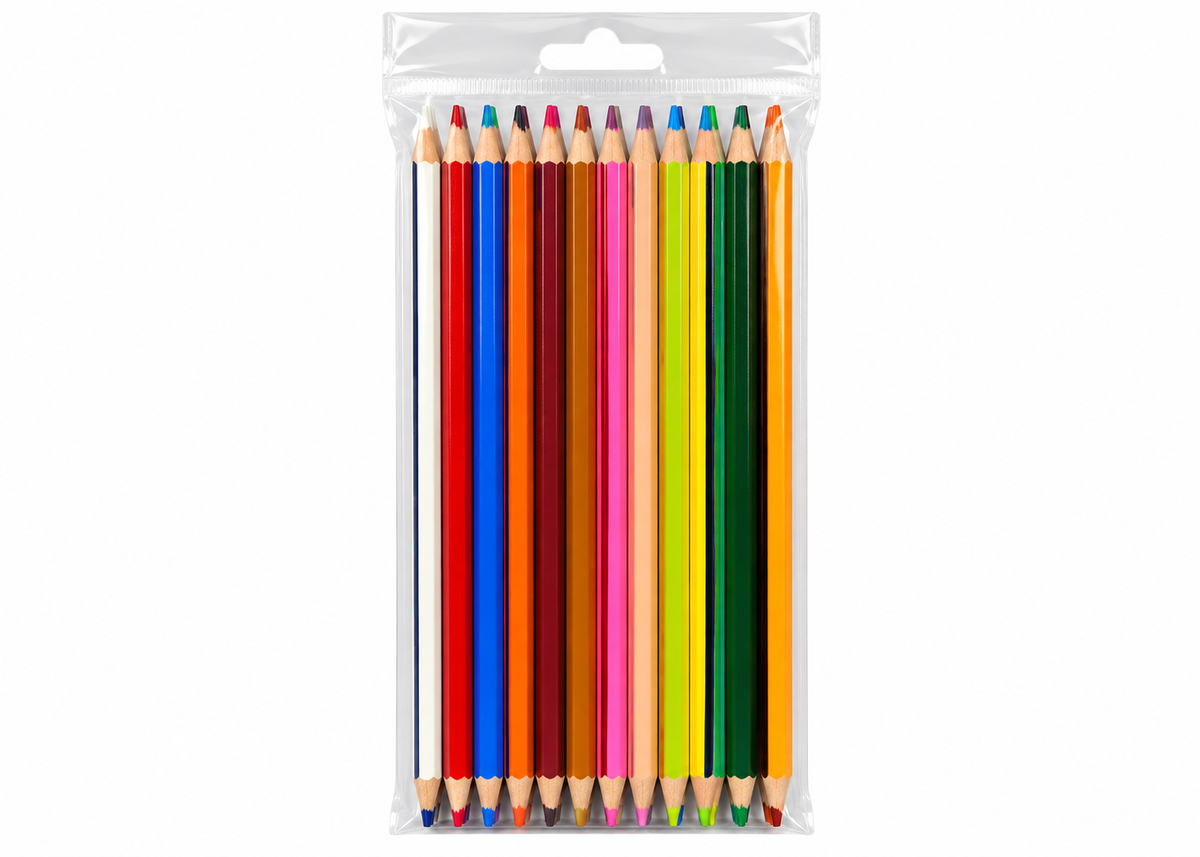 Lápices de Colores Doble Punta – Paquete