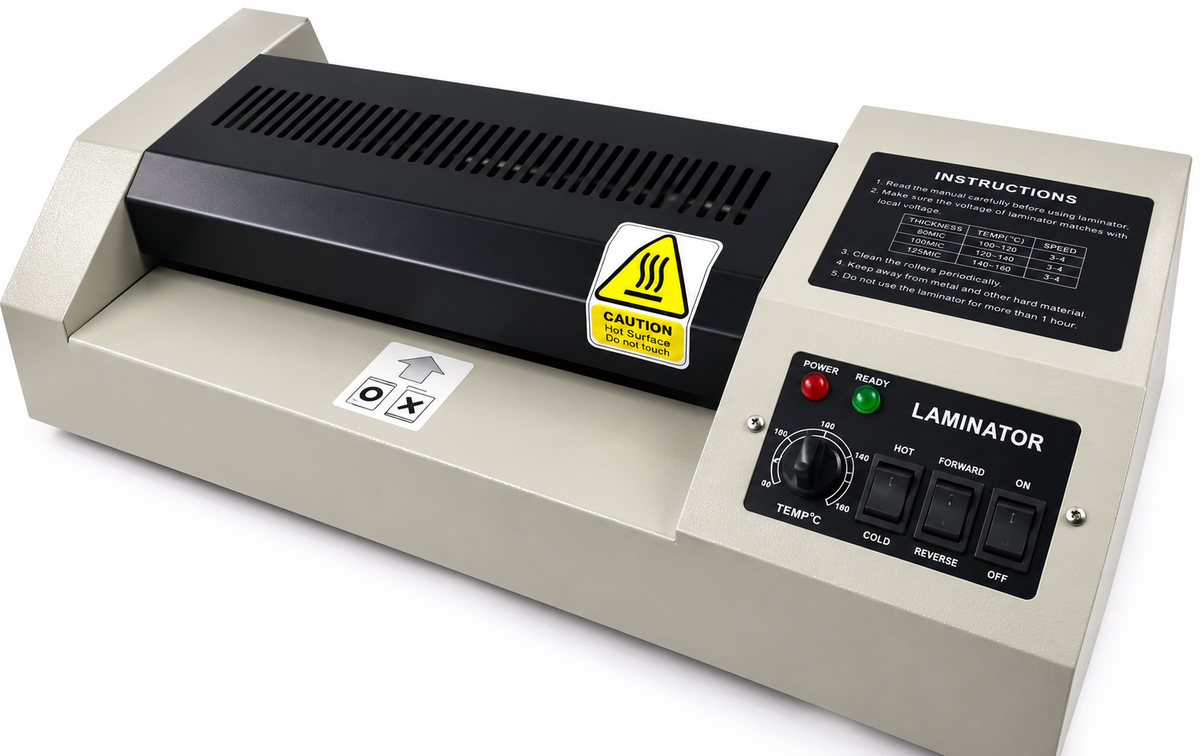 Laminadora Profesional de Documentos con Control de Temperatura