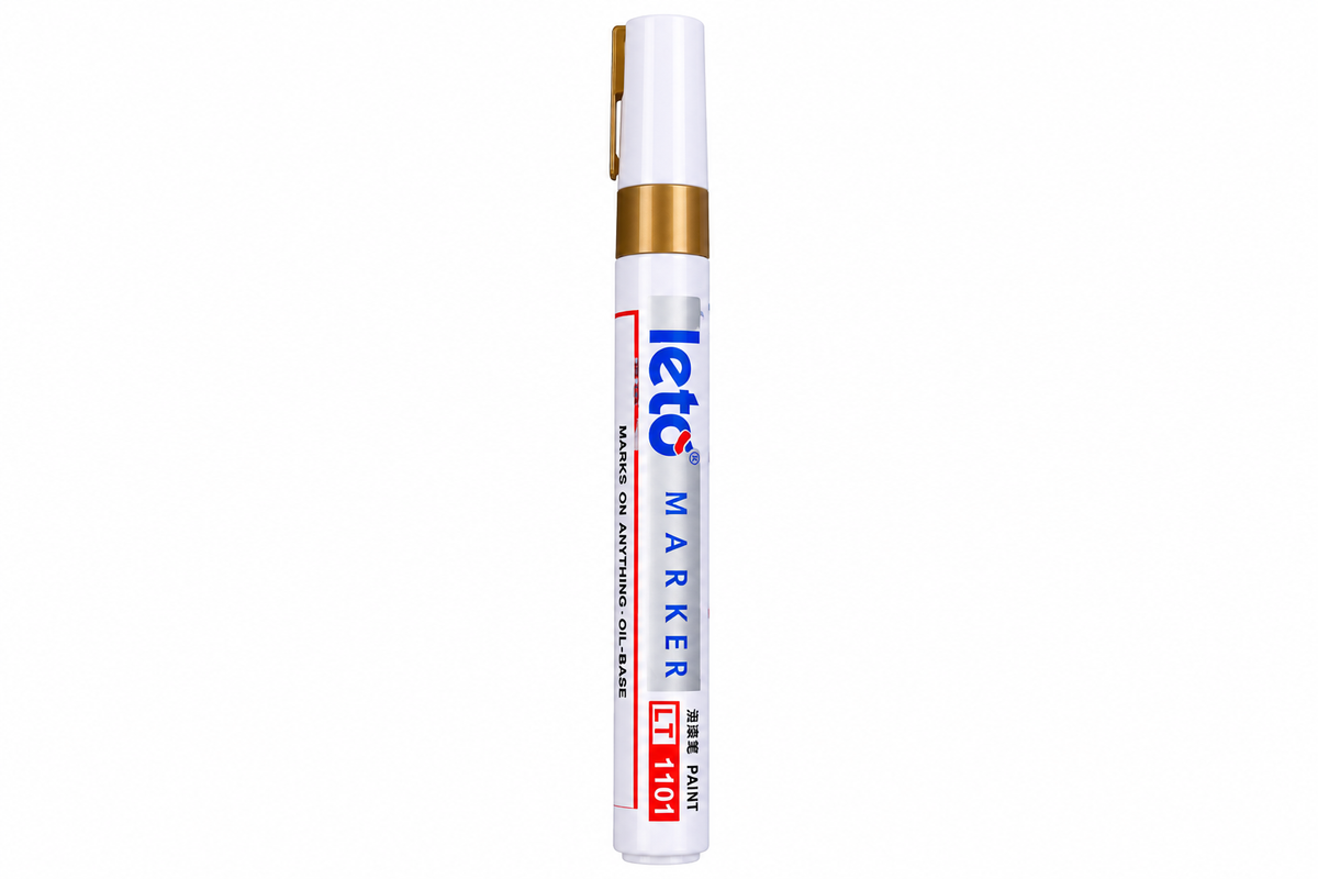 Marcador de Pintura Permanente Leto LT-1101 – Blanco