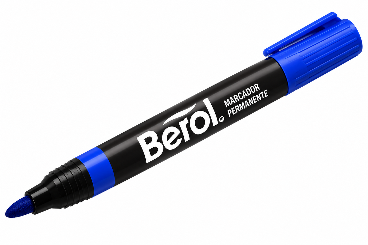 Marcador Permanente Berol – Azul