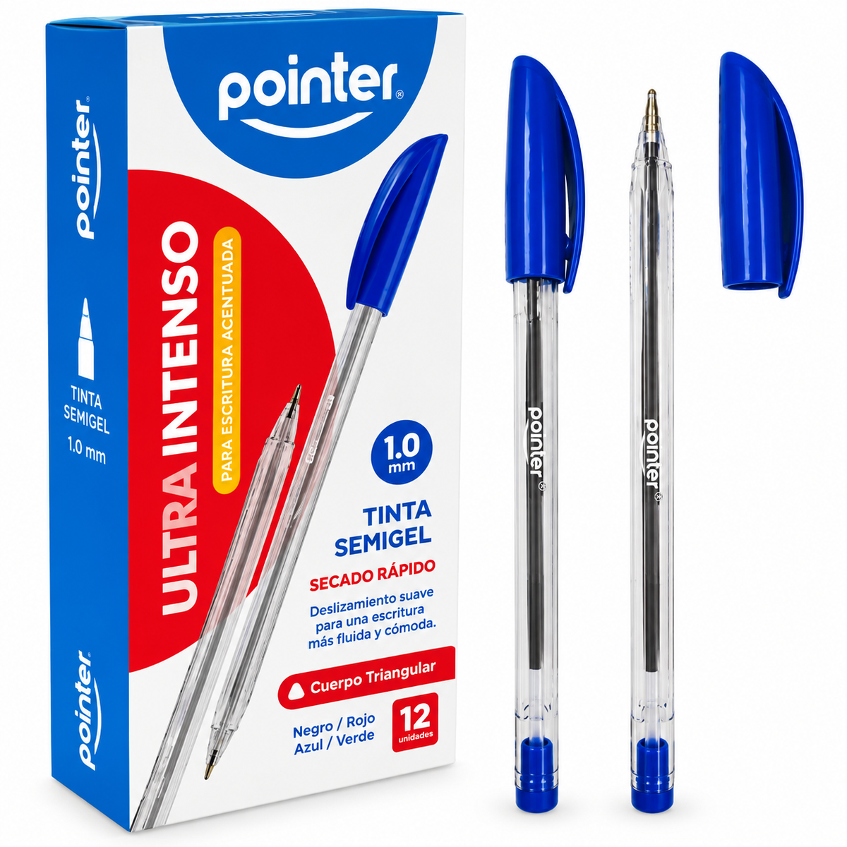 Bolígrafo Pointer Ultra Intenso Semigel 1.0 mm
