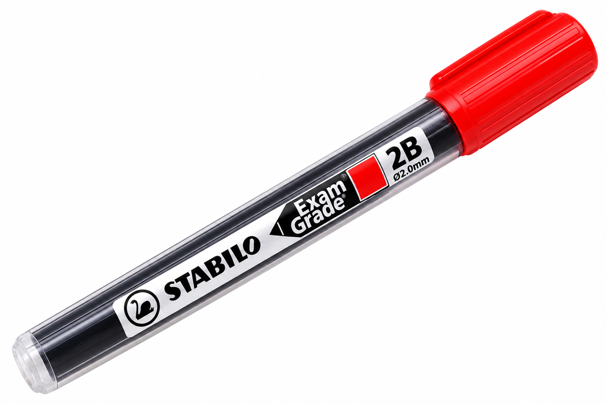 Minas para Portaminas STABILO Exam Grade 2B de 2.0 mm