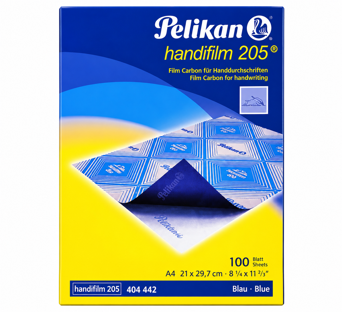 Papel Carbón Pelikan Handifilm 205 Azul A4 – 100 Hojas