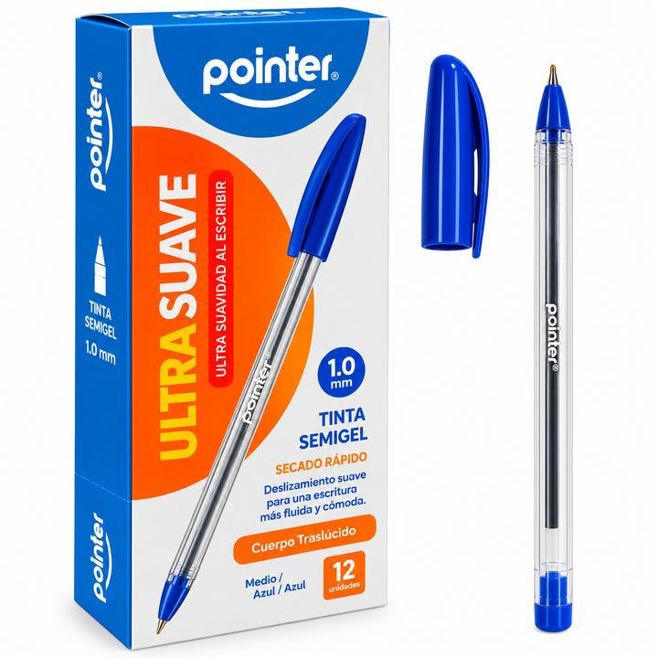 Bolígrafo Pointer Ultra Suave Semigel 1.0 mm