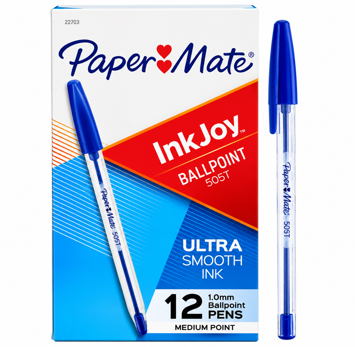 Bolígrafo Paper Mate InkJoy 505T Azul – Punta 1.0 mm