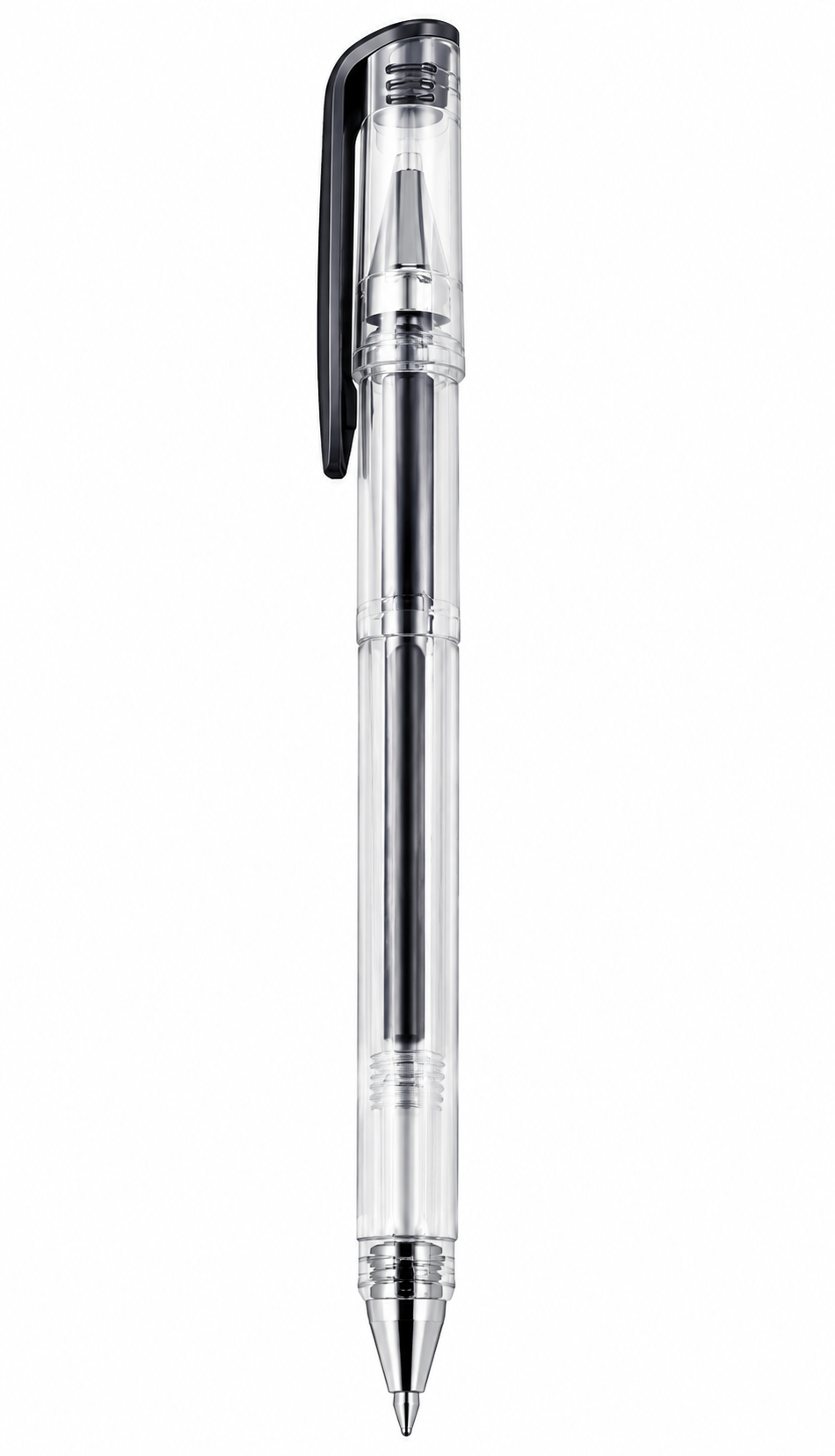 Pluma Gel Roller Transparente