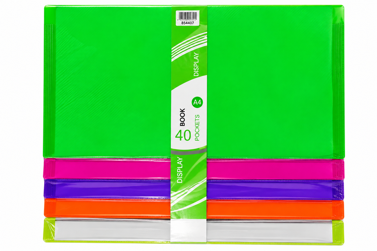 Carpeta Display Book A4 – 40 Bolsillos