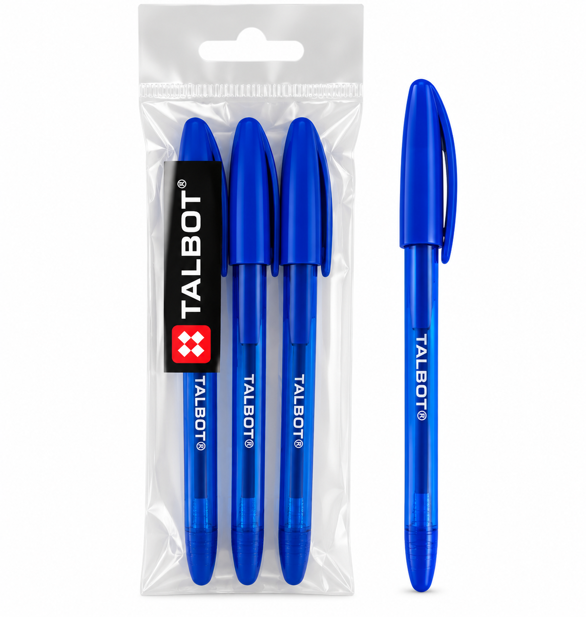 Bolígrafo Talbot Azul – Paquete de 3 unidades