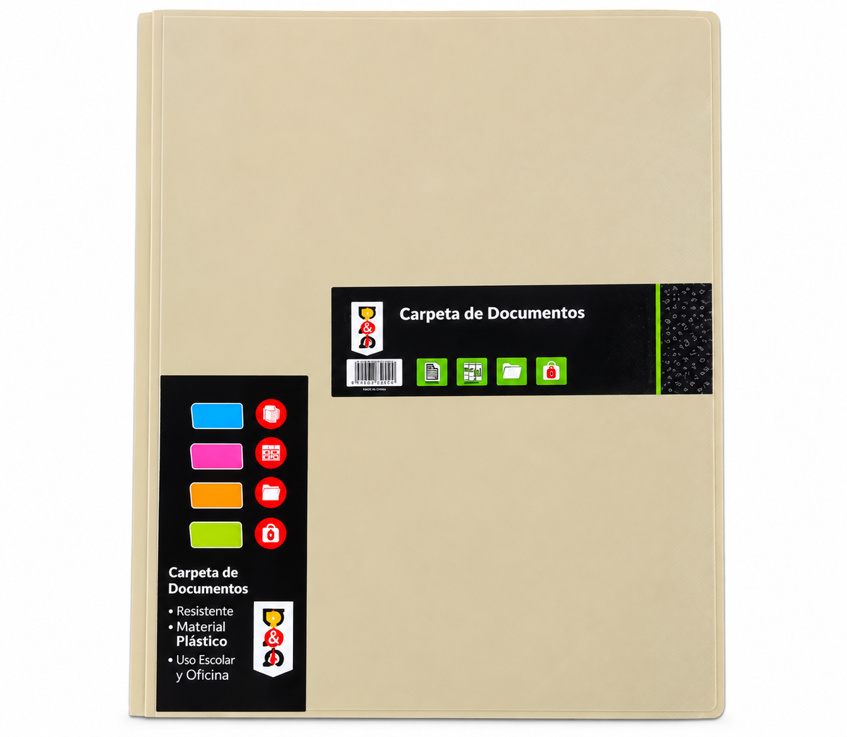Carpeta Plástica para Documentos D&D