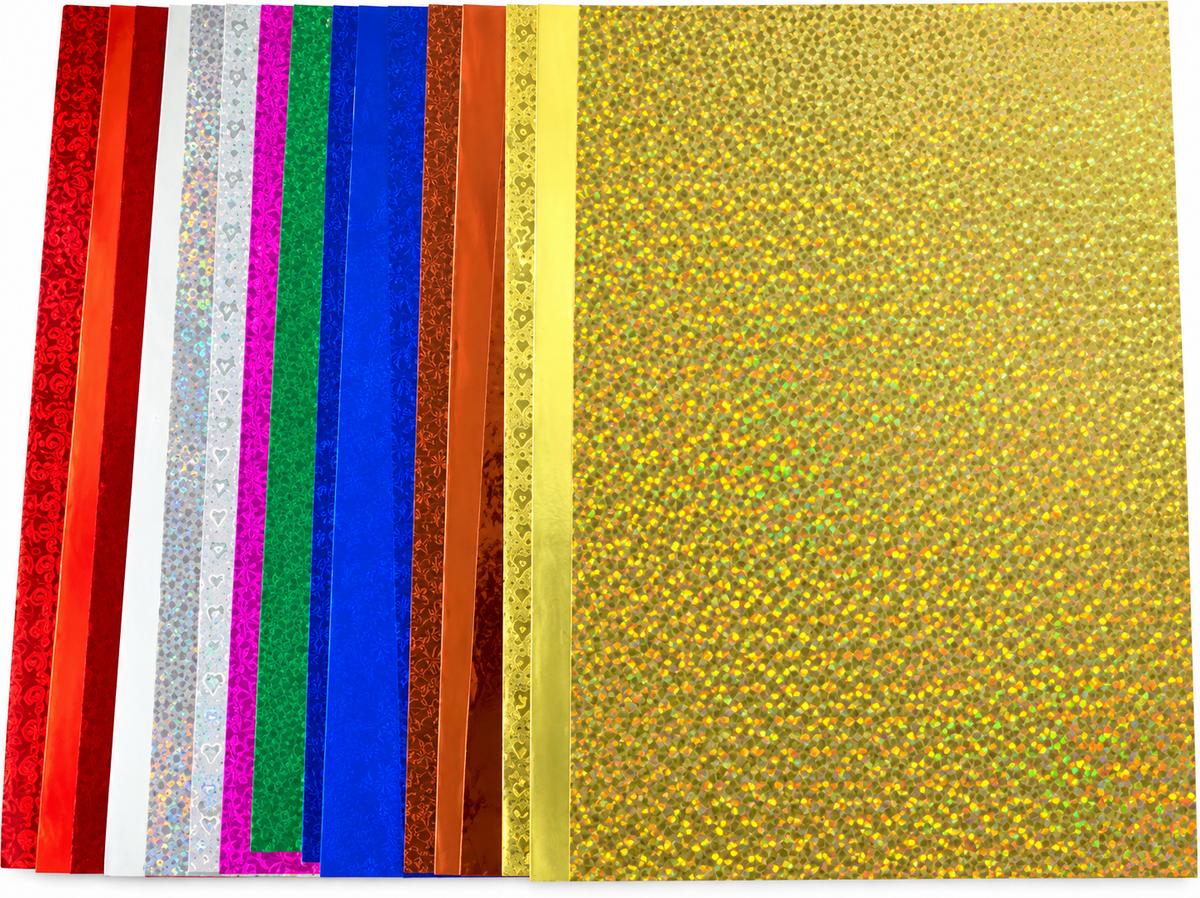Cartulina Holográfica de Colores