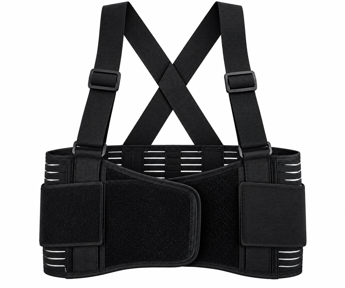 Faja Lumbar de Trabajo con Tirantes Ajustables
