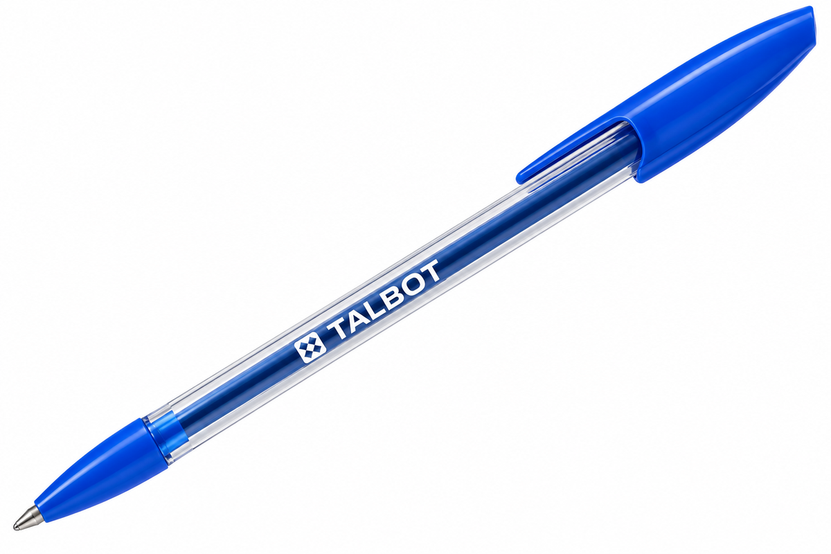 Lapicero TALBOT Azul – Punta de Bola (1 Unidad)
