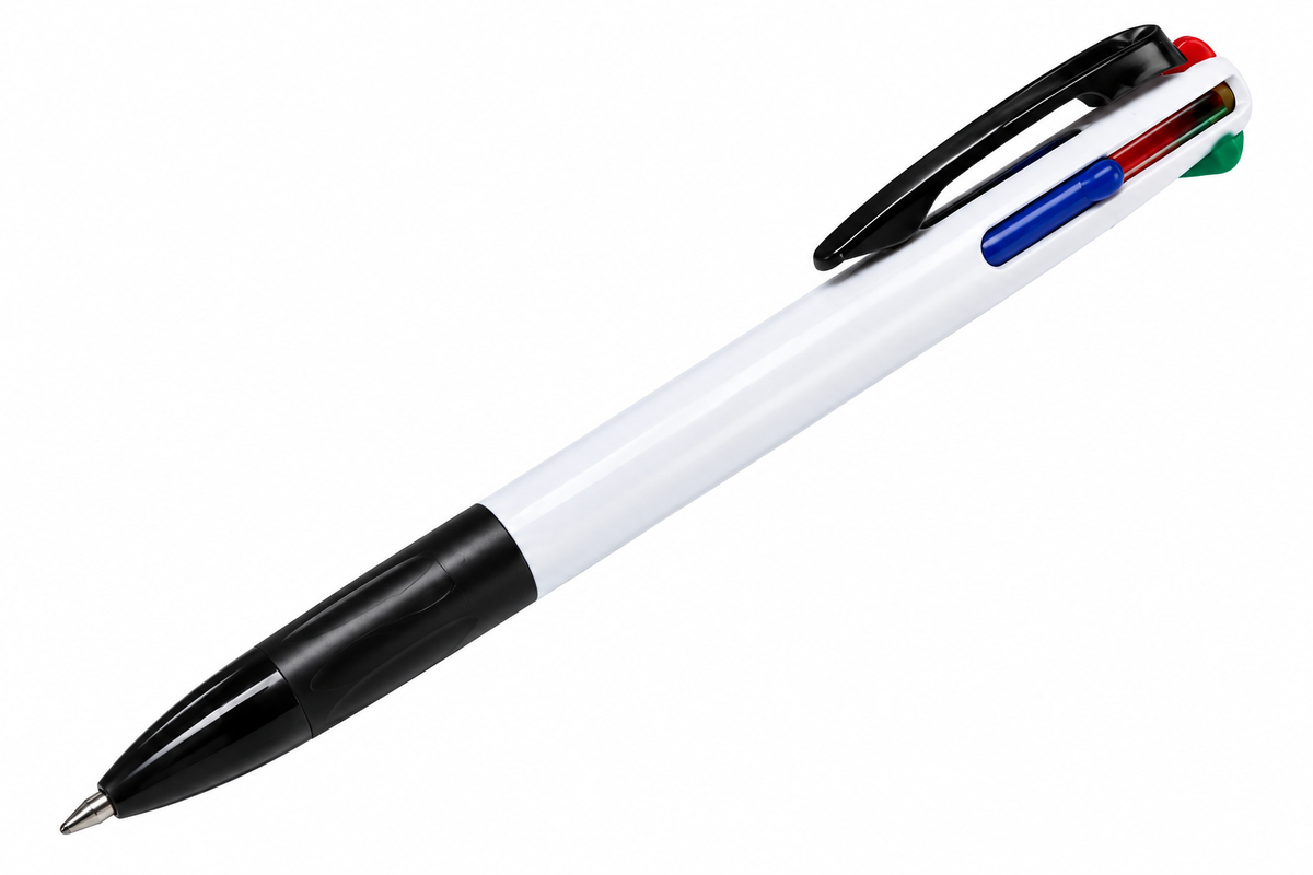 Lapicero Merletto 4 en 1 Multicolor – Punta Mediana 1.0 mm