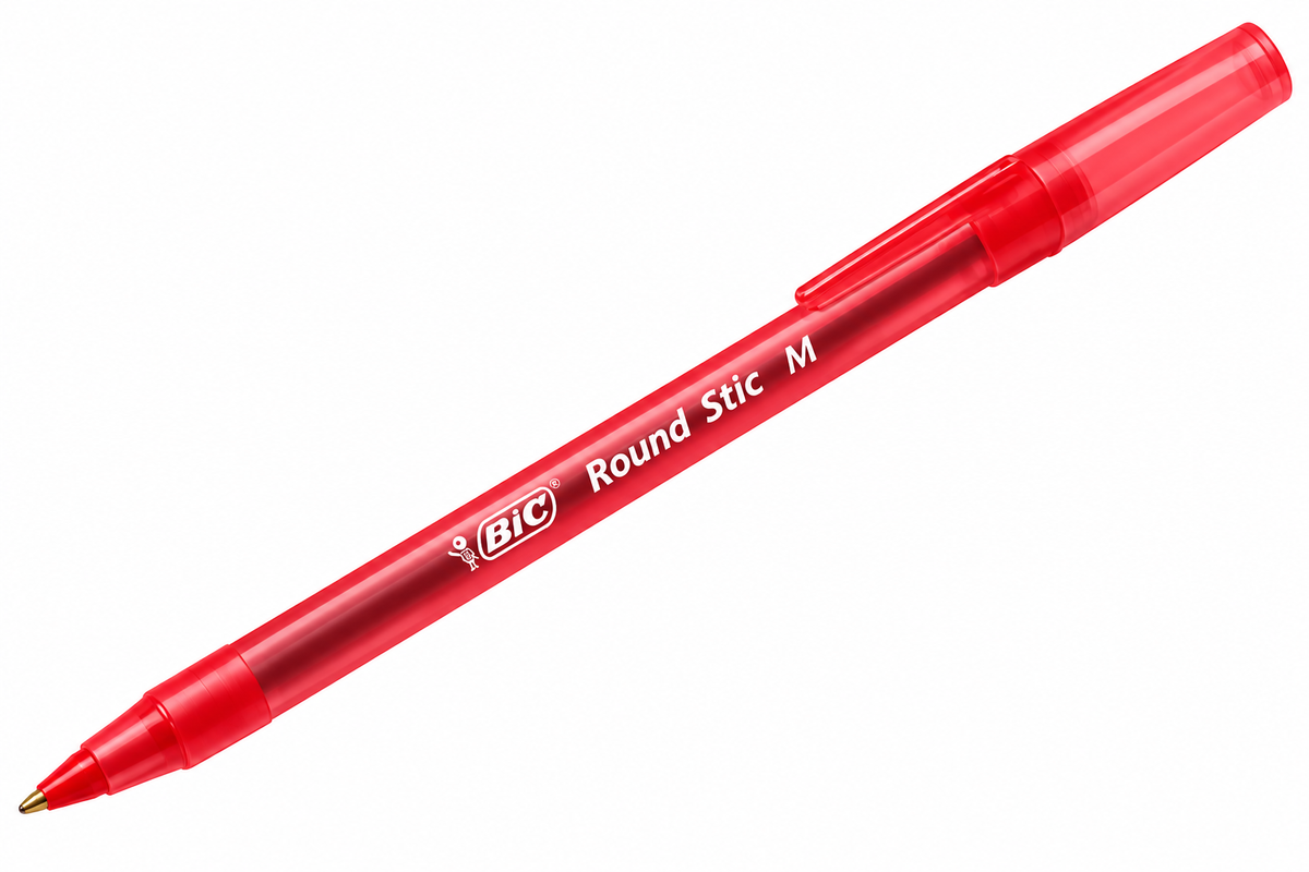 BIC Round Stic M Rojo 1.0 mm – Unidad