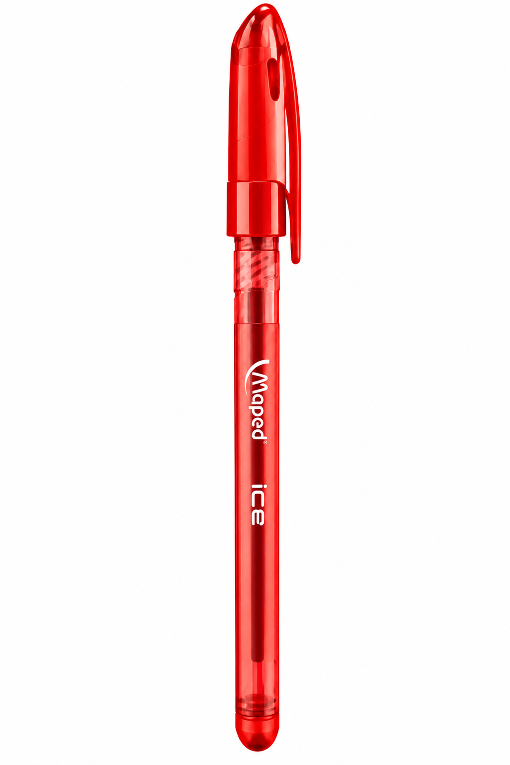 Bolígrafo Maped ICE Essentials Rojo – Punta Mediana