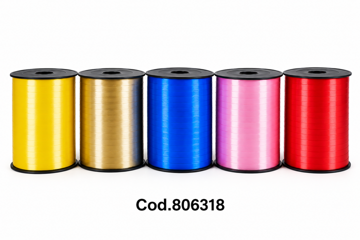 Cinta Decorativa Satinada en Rollo – Colores Variados