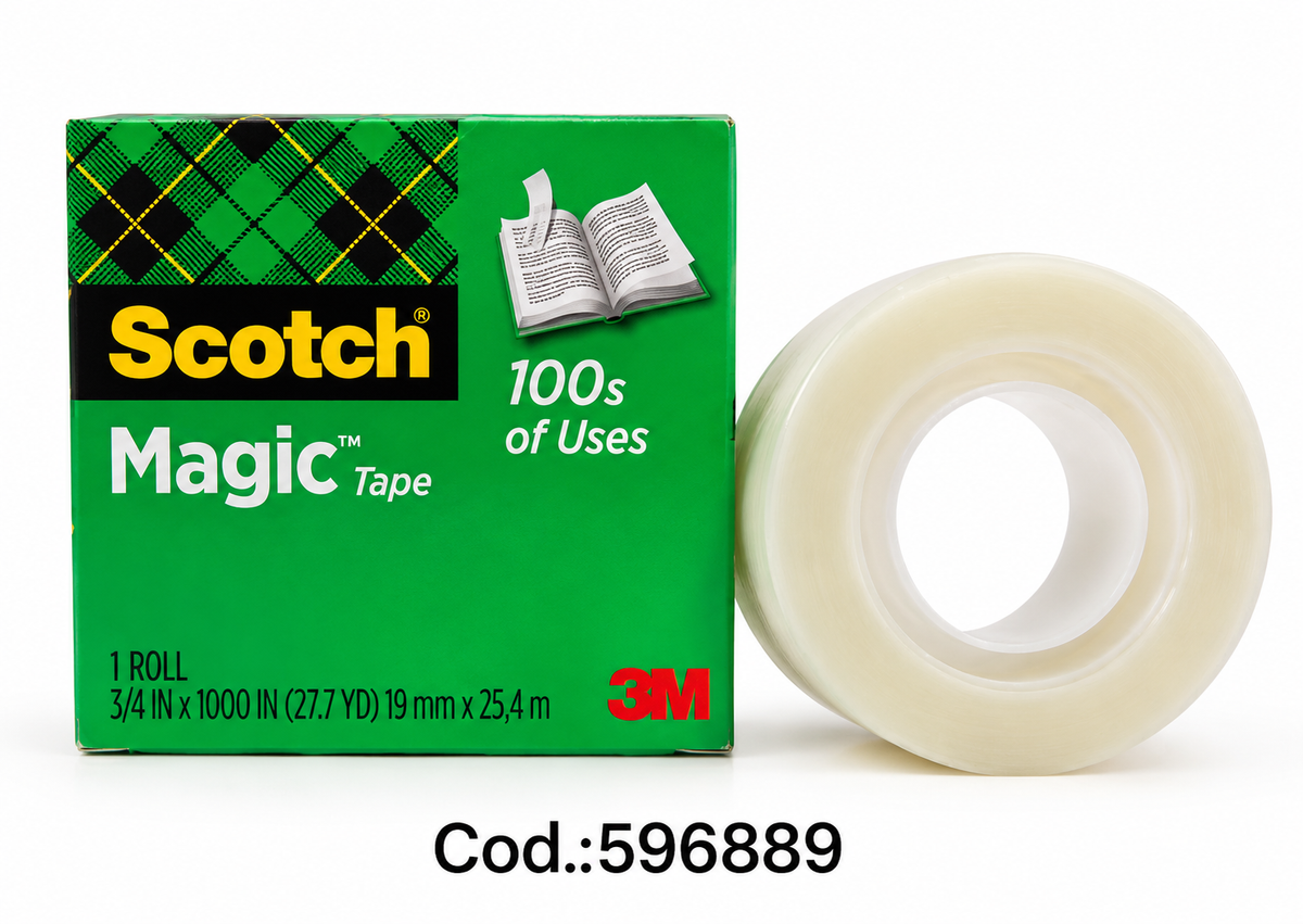 inta Adhesiva Scotch Magic Tape 3M 3/4"
