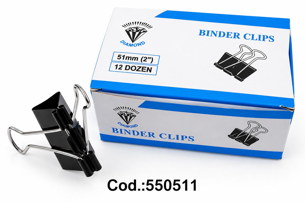Binder Clips Diamond 51 mm (2")