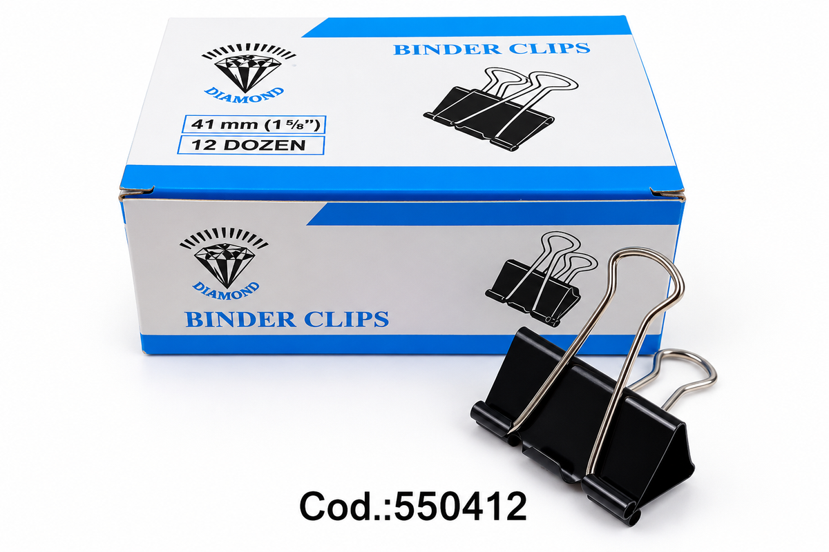 Binder Clips Diamond 41 mm (1 5/8")