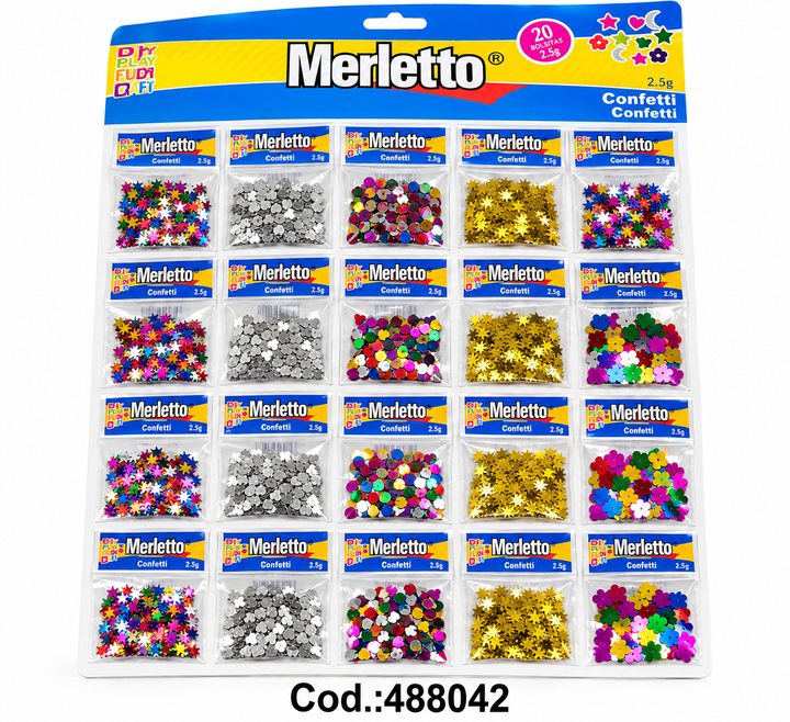 Confetti Decorativo Merletto – Figuras Surtidas