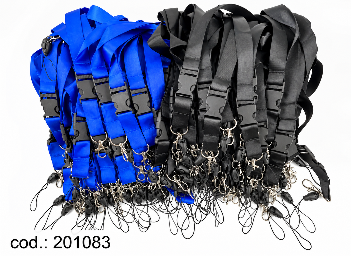 Lanyard Porta Carnet con Broche y Gancho