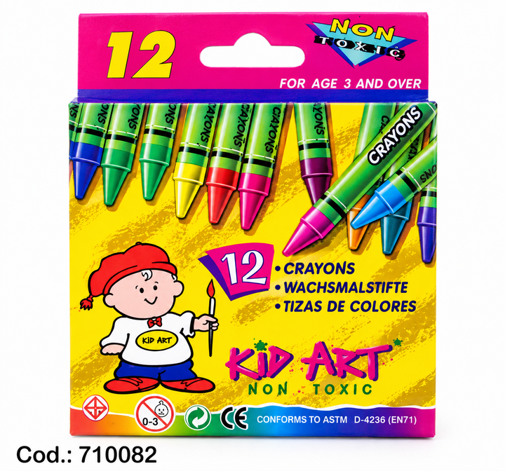 Crayones Kid Art – 12 Colores
