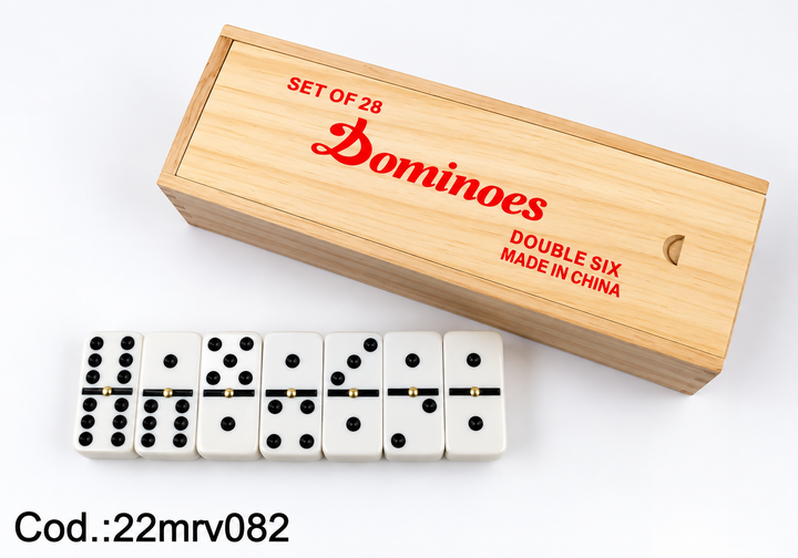 Juego de Dominó Doble Seis – 28 Piezas