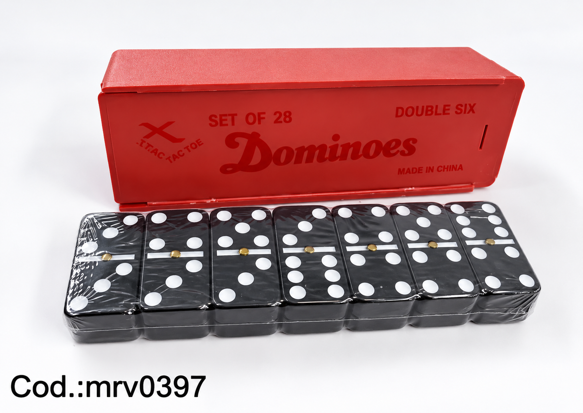 Juego de Dominó Doble Seis – 28 Fichas