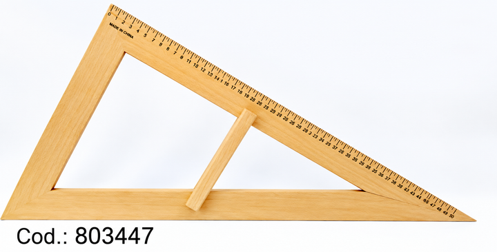 Escuadra de Madera para Pizarra