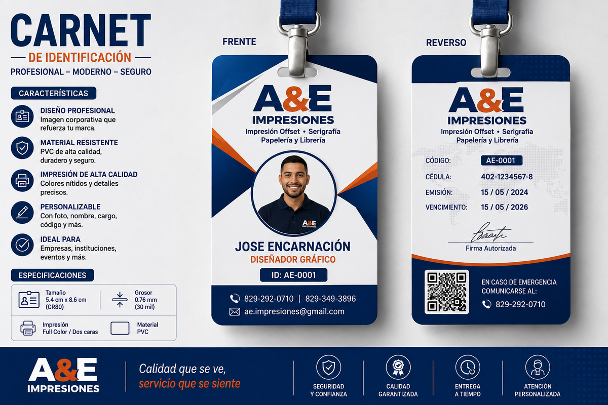 Carnet de Identificación Personalizado