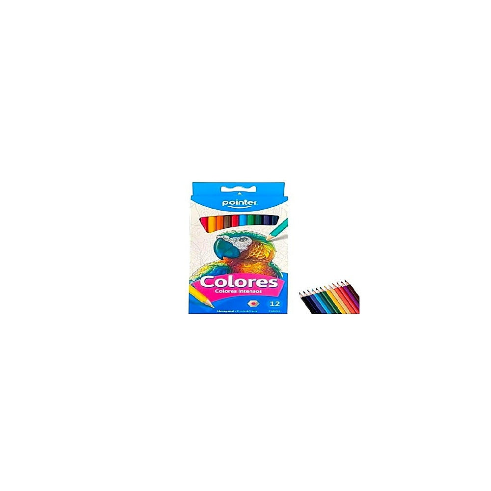 LAPICES COLORES 7PLG 12PCS POIN BT-HCP-12