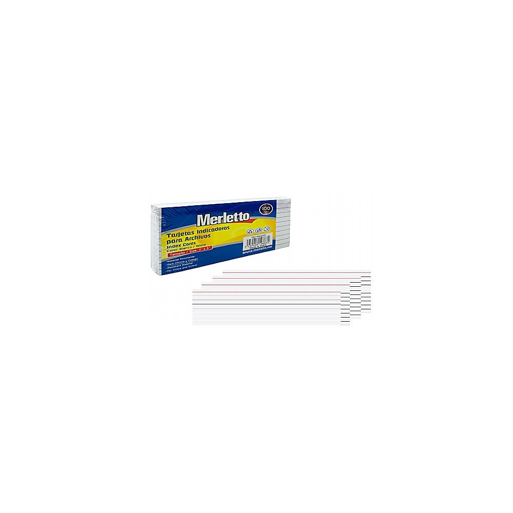 FICHAS RAYADAS 3X5PLG BLANCA 780-4488209
