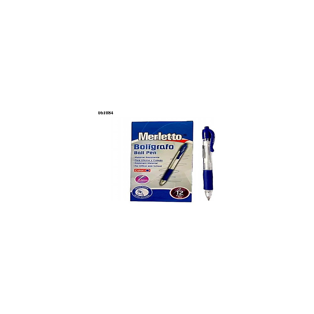 LAPICERO MERLETTO 1.0MM AZUL 780-144238409